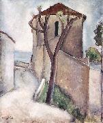 Amedeo Modigliani Baum und Haus USA oil painting artist